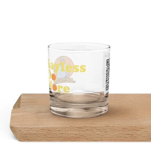 Say Less. Do More. – 10.5 oz Rocks Glass