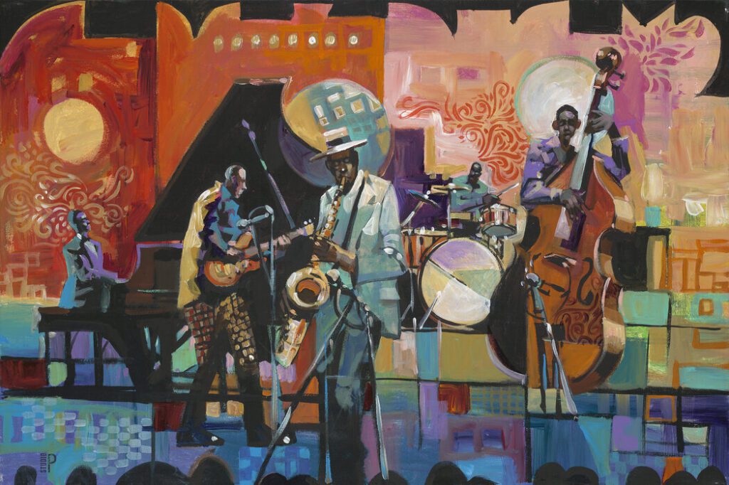Jazz painting 